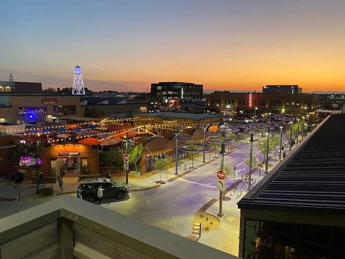 Gilbert skyline at sunset